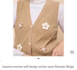 Floral Sweater Vest