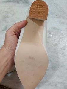 💥 PRICE DROP! White Boot Heels