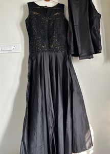Black Gown With Bottom