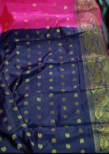 8 Banarasi saree Gold Design With Blouse