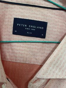 Pink Patterned Shirt peter england