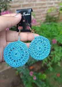 Circle Crochet Earrings