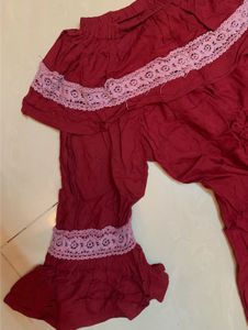 Red Off-Shoulder Dress