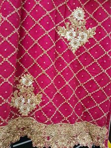 Red Embroidered Dress