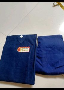 new denim kurta set
