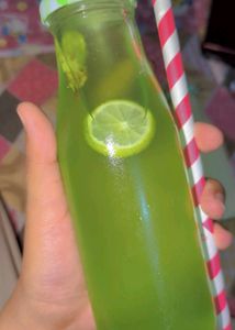Set Of 2 Fancy Glass Bottles
