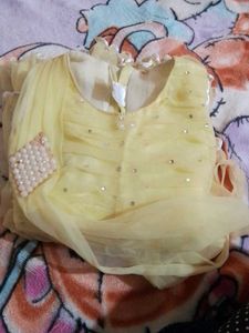 Cute Yellow Party Dress