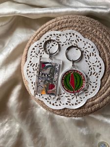 Free Palestine Keychain