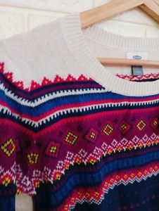 Old Navy Patterned Sweater