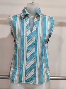 Striped Sleeveless Top