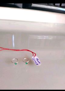 Colorfull Diamond Bali Pairs Pure Silver
