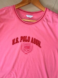 U.S. Polo Assn. Pink Tee XS