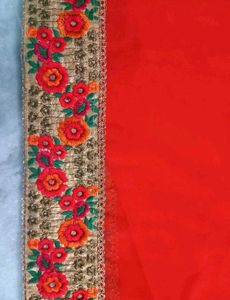 Partywear Border Saree ❤️