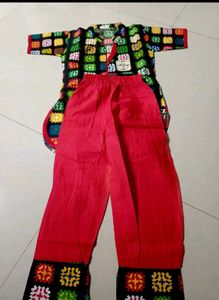 Kids Kurta With Patiyala Set