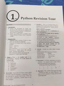 Question Bank Of Computer Science With Python
