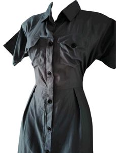 Olive Green Shirt Dress