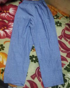 Stylish Blue Cotton Kurta Set