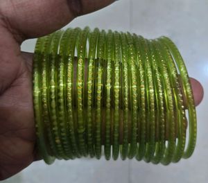 Light Green Glass Bangles