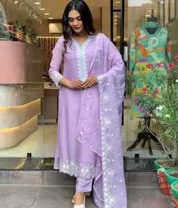 Elegant Lavender Salwar Suit