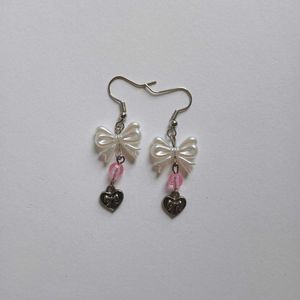 Heart Drop Earrings