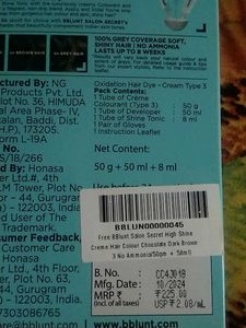 BBlunt Chocolate Brown Hair Colour New