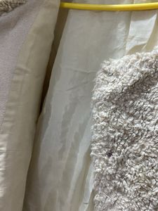 Beige Furry Winter Coat