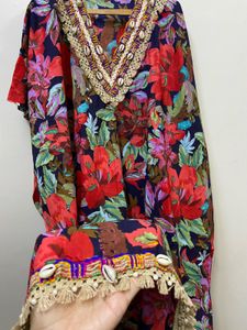 Flower Print Designer Suit