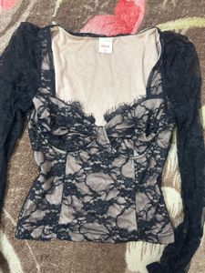 Black Lace Bodysuit