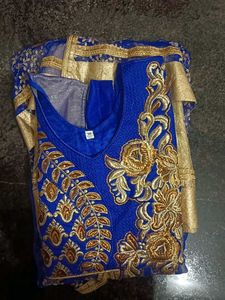 Anarkali With Pant And Shawl