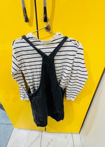 Cute Jumper Dress &amp; Striped Top