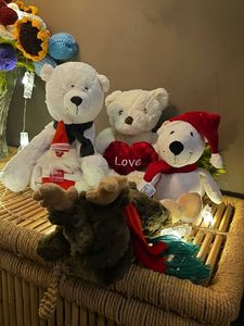 Christmas Theme Plush Teddy Bear Collection