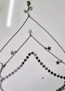 Combo Silver Layered Chain