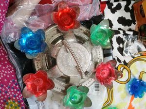 Rotating Diya Stand