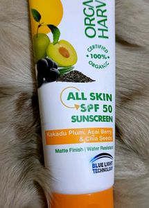 Organic Harvest Face Wash &amp; Sunscreen