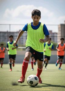 Pack of 4 Neon Training BIBS - Kids (8-14yr old)