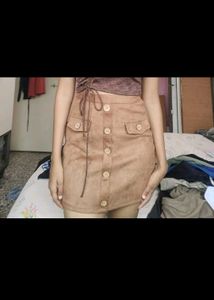 Brown Miniskirt