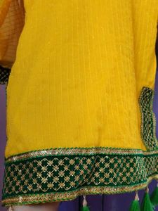 Yellow Gharara Suit