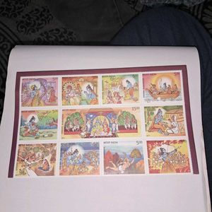 2017 mint sheet of Ramayana 11 stamps
