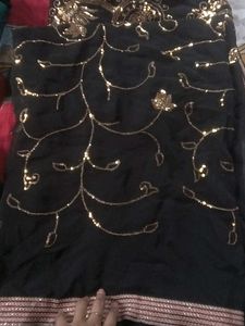 Saree With Osm Work
