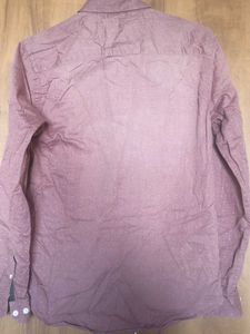 Stylish maroon casual shirt
