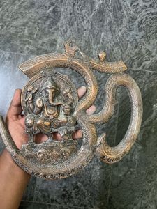 Vintage Hindu Om Ganesha Wall Hanging