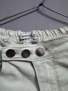 Wide Leg Beige Pants