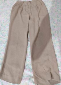 Korean Style Beige Formal Trouser