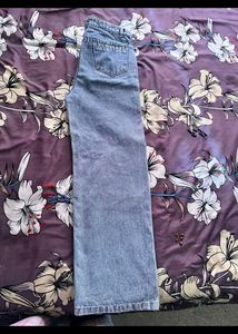 Blue Ribbed Jean
