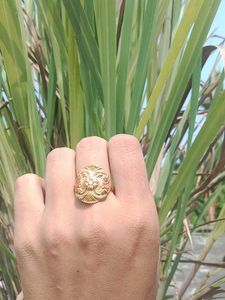 Vintage Gold Statement Ring