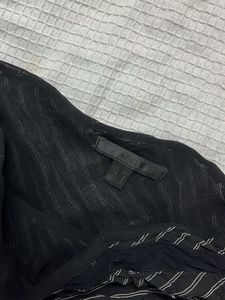 Black Stripes Skirt
