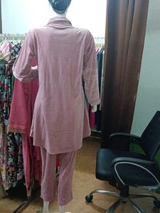 Party Wear Velvet Embroidered coord Set