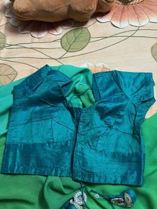 Pure Crape Green Embroidered Saree