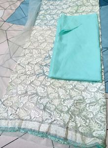 Elegant Embroidered Suit Material
