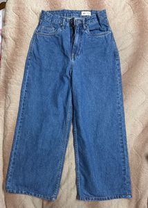 Wide Leg Denim Jeans